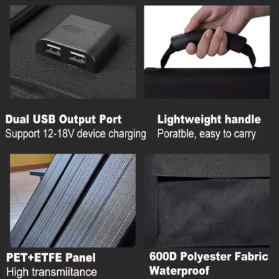 Panel solar plegable SP100 100watts